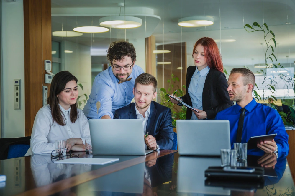 Professional engineering and infrastructure services team at Manstone Technologies delivering telecom, electrical, surveillance, and civil solutions.